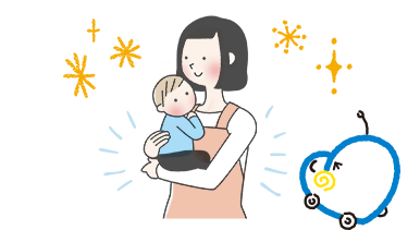 育児中のママさん教習生のために無料託児所を完備